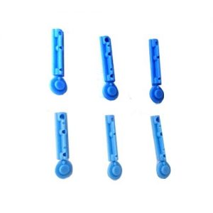 Blood Lancet Plastic Blue Twist